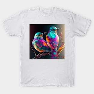 Living Life In Colour Birds T-Shirt